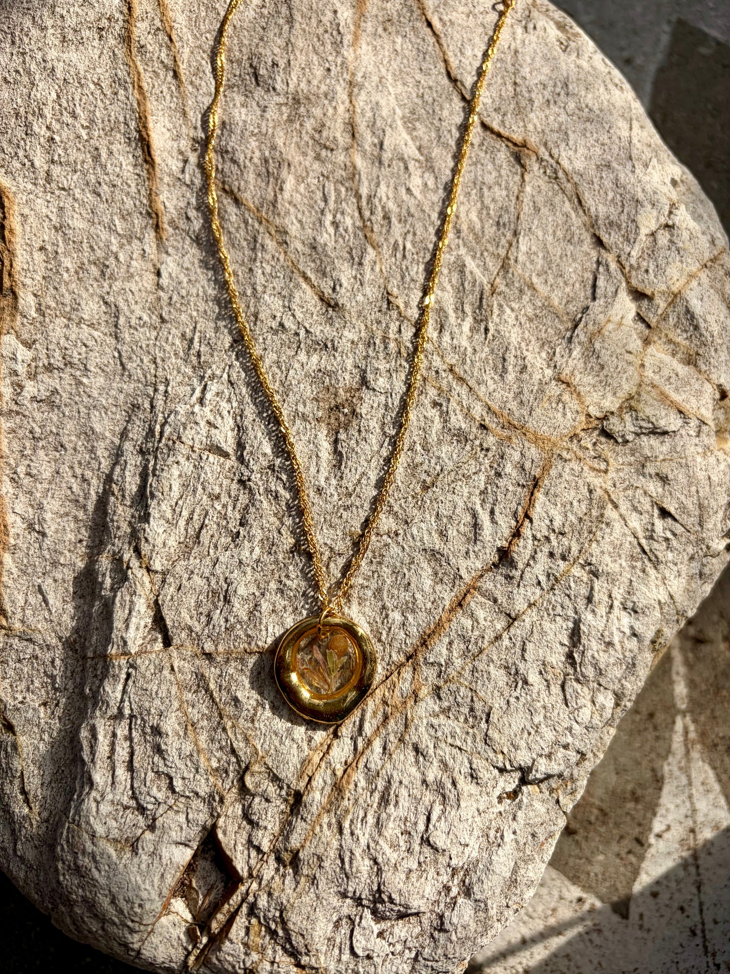 Heritage Central Coast Wildflower Pendant - rosemary bloom