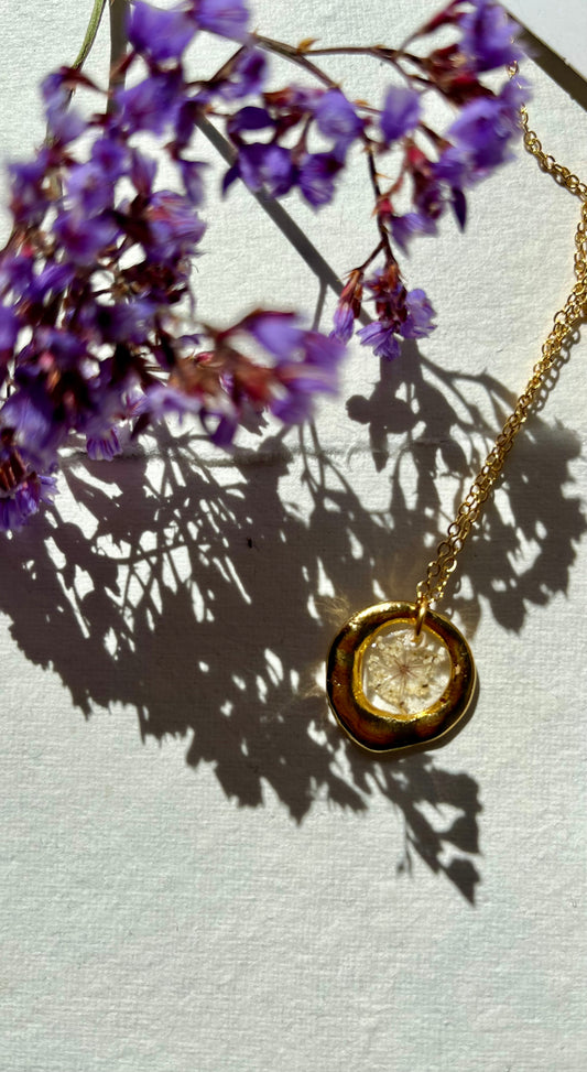 Heritage Central Coast Wildflower Pendant - yarrow