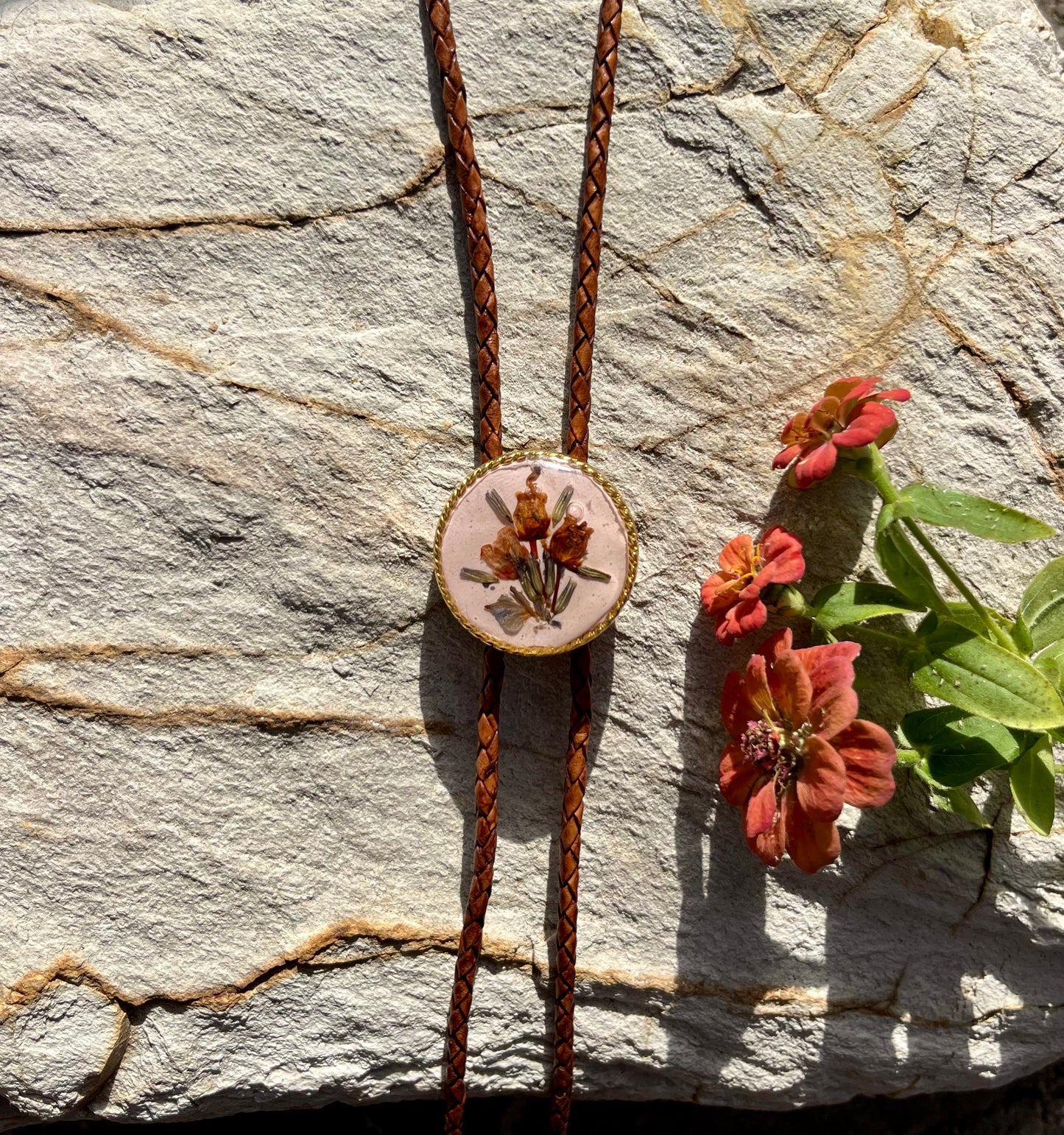 Manzanita + Rosemary on Powder Pink