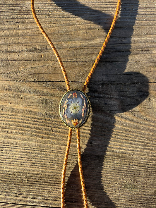 30mm blue eye, manzanita, and grass on burnt charcoal