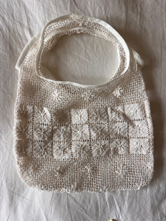 Vintage Lace Tote - Large